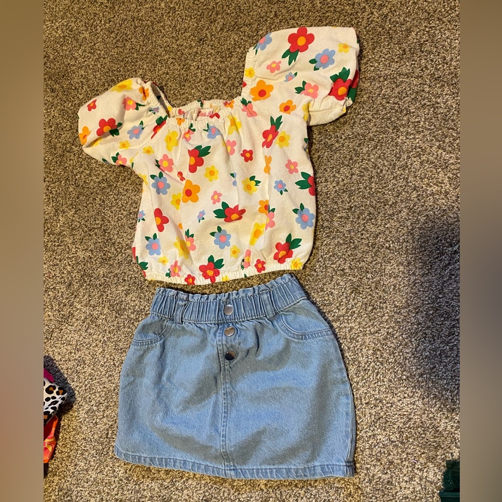 Floral matching set